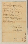 Letter to Gov. [William] Denny, [Philadelphia]