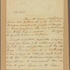 Letter to the Duke of Portland