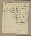 Letter to Major [Augustin] Prevost