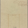 Letter to Col. N[esbit] Balfour