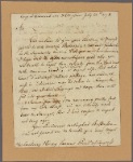 Letter to Henry Laurens, President of Congress