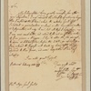 Letter to Maj. Gen. [Horatio] Gates