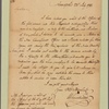 Letter to the President of the Council [of Maryland, Thomas Sim Lee]
