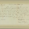 Letter to Brig. Gen. [Jethro] Sumner at the Yadkin