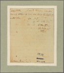 Letter to Seaborne Jones