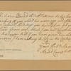 Letter to Captain James Stewart