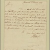Letter to Maj. Gen. [Benjamin] Lincoln