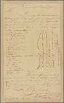 Letter to Maj. Gen. [Benjamin] Lincoln, Charles Town