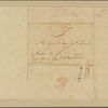 Letter to Maj. Gen. [Benjamin] Lincoln, Charles Town