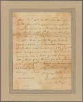 Letter to [John Houstoun.]