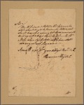 Letter to John Houstoun, Savannah