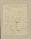 Letter to Maj. Gen. [Benjamin] Lincoln