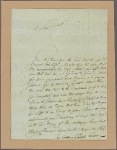 Letter to Gen. [Benjamin] Lincoln