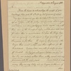 Letter to Lieut. Gen. [Alexander] Leslie