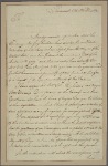 Letter to Lieut. Gen. [Alexander] Leslie