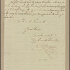 Letter to Lieut. Gen. [Alexander] Leslie