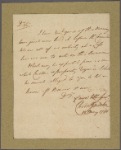 Letter to Maj. Gen. [Benjamin] Lincoln