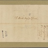 Letter to Maj. Gen. [Benjamin] Lincoln
