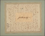 Letter to John Houstone