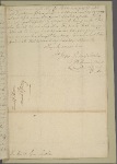 Letter to Gen. [Benjamin] Lincoln