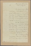 Letter to Gen. [Benjamin] Lincoln