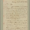 Letter to Petit De Villers, Savannah