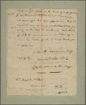 Letter to Petit De Villers, Savannah