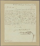 Letter to Gen. [Benjamin] Lincoln