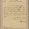 Letter to Gov. Benjamin Guerard, Charles Town
