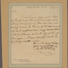 Letter to H. R. Desaussure, Broad Street