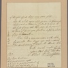 Letter to Gen. [James] Paterson [Charleston?]