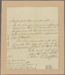 Letter to Gen. [James] Paterson [Charleston?]