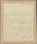 Letter to Lieut. Edward Scott, London