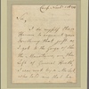 Letter to Gov. [George] Clinton
