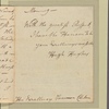 Letter to Gov. [George] Clinton