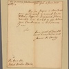 Letter to Robert Hunter Morris [Philadelphia]
