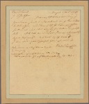 Letter to Joshua Fisher, Merchant in Philadelphia