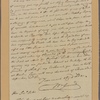Letter to Gen. [Horatio] Gates