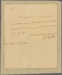 Letter to [Gov. George Clinton.]