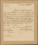 Letter to Maj. John Fisher, Fishkill Landing