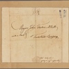 Letter to Maj. John Fisher, Fishkill Landing
