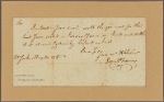 Letter to Nicholas Jones, Bloomingdales