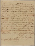 Letter to Dr. [John] Kearsley, Philadelphia