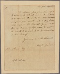 Letter to John Kean, Cashier of the Bank of the United States, Philadelphia