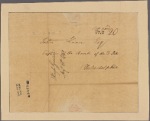 Letter to John Kean, Cashier of the Bank of the United States, Philadelphia
