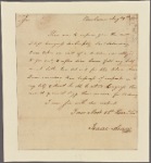 Letter to [Peter Van Brugh Livingston? New York?]