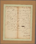 Letter to the Committee of Safety of Pennsylvania