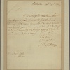 Letter to M[atthew?] Lewis, War Office [London]