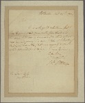 Letter to M[atthew?] Lewis, War Office [London]