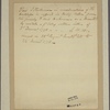 Letter to M[atthew?] Lewis, War Office [London]